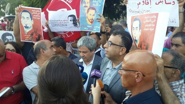 اعتصام جورج عبدالله لبنان2
